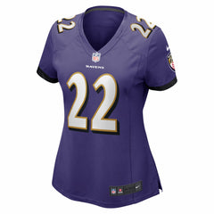 Derrick Henry  Women's Game Player Jersey - Baltimore Ravens Jerseys