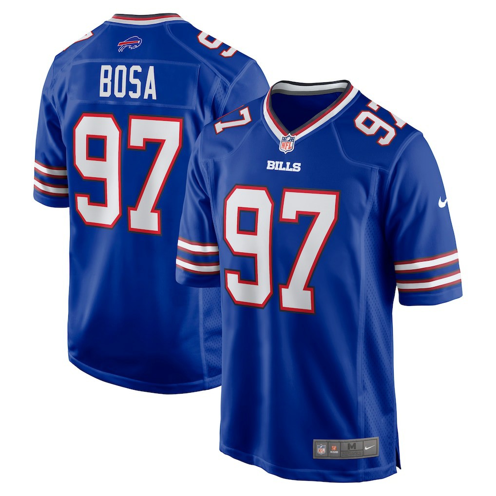 Joey Bosa  Game Player Jersey - Buffalo Bills Jerseys