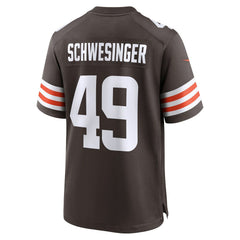 Carson Schwesinger  2025 NFL Draft Game Jersey - Cleveland Browns Jerseys