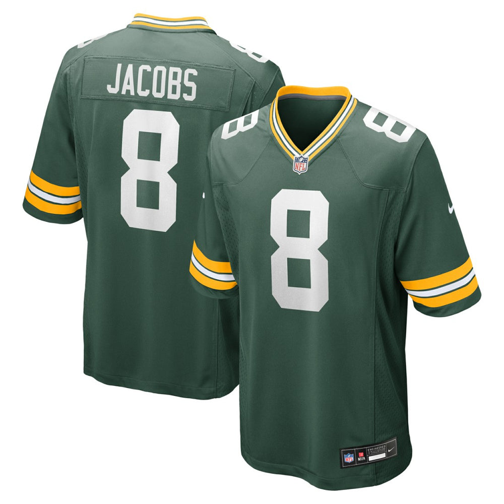 Josh Jacobs  Team Game Jersey - Green Bay Packers Jerseys