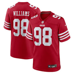 Mykel Williams  2025 NFL Draft First Round Pick Game Jersey - San Francisco 49ers Jerseys