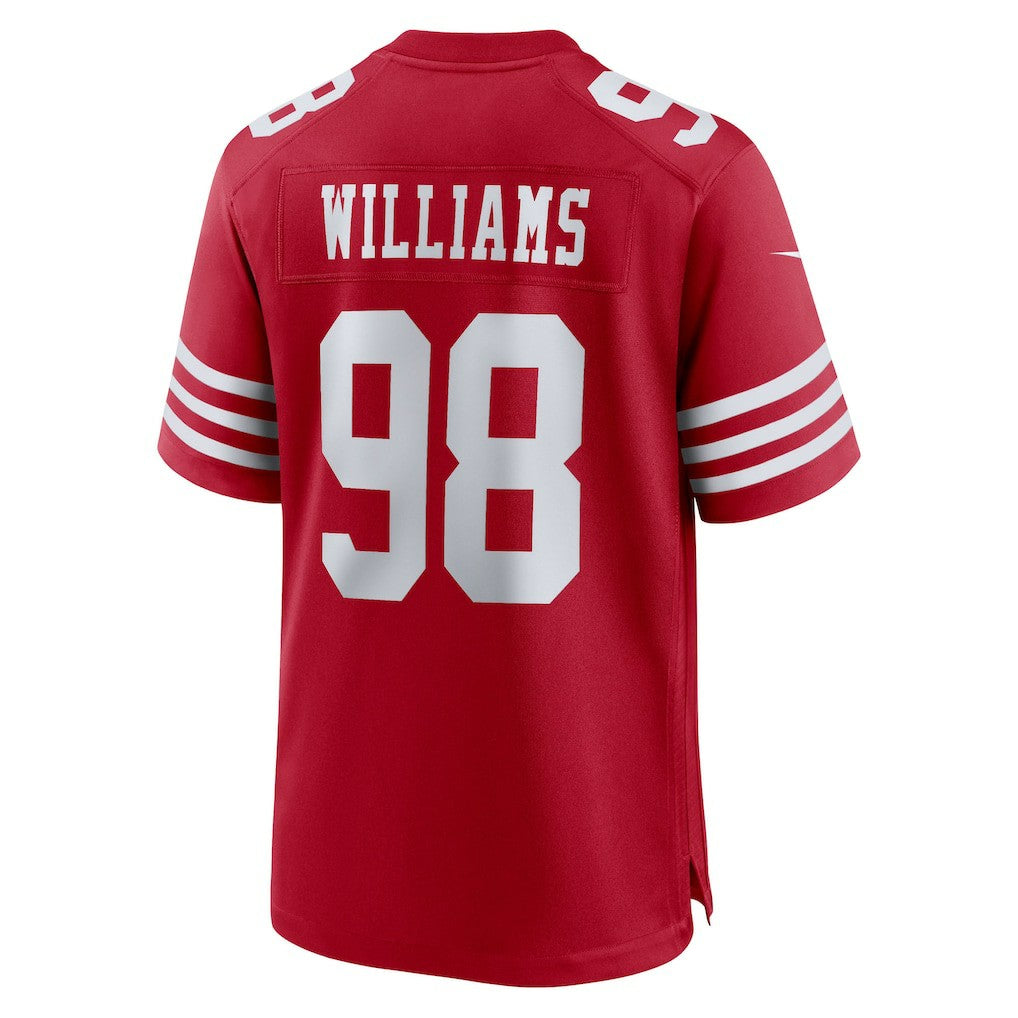 Mykel Williams  2025 NFL Draft First Round Pick Game Jersey - San Francisco 49ers Jerseys