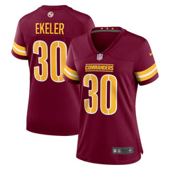 Austin Ekeler  Women's Game Player Jersey - Washington Commanders Jerseys