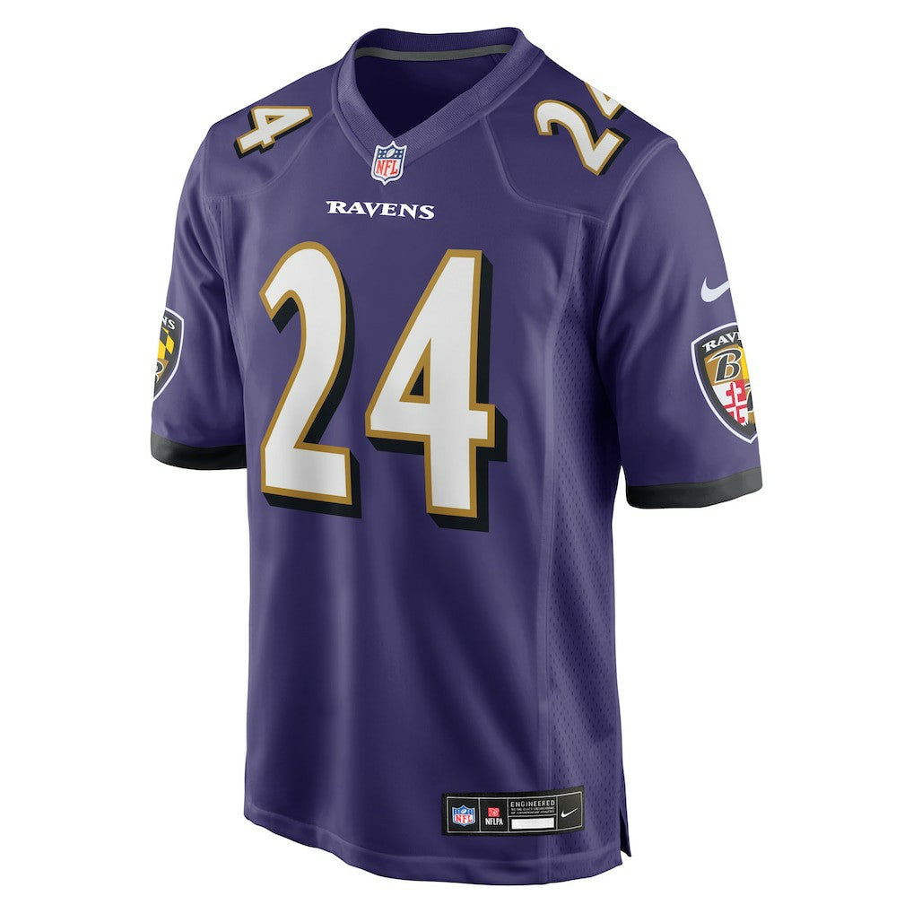Malaki Starks  2025 NFL Draft First Round Pick Game Jersey - Baltimore Ravens Jerseys