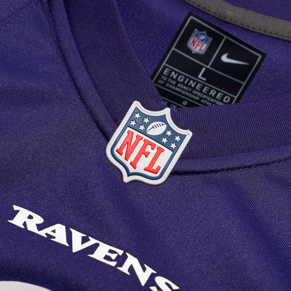 Malaki Starks  2025 NFL Draft First Round Pick Game Jersey - Baltimore Ravens Jerseys