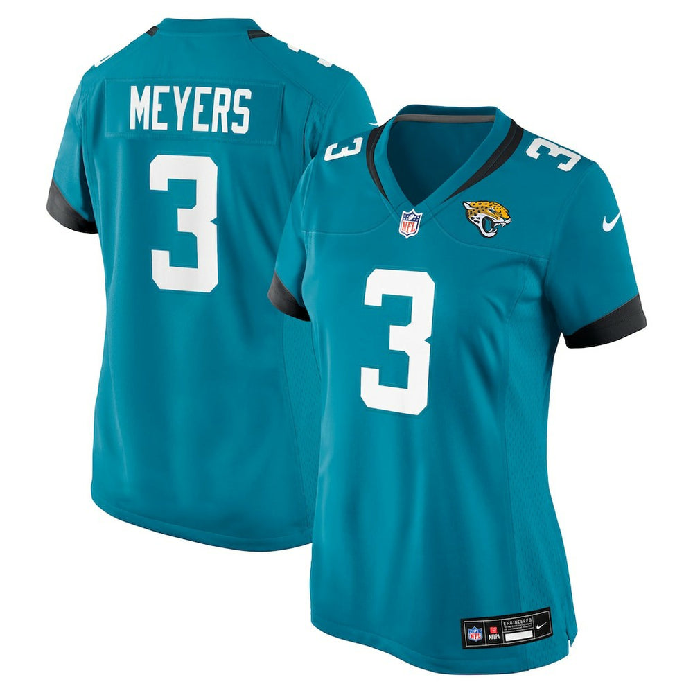 Jakobi Meyers  Women's Team Game Jersey - Jacksonville Jaguars Jerseys