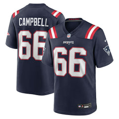 Will Campbell  2025 NFL Draft First Round Pick Game Jersey - New England Patriots Jerseys