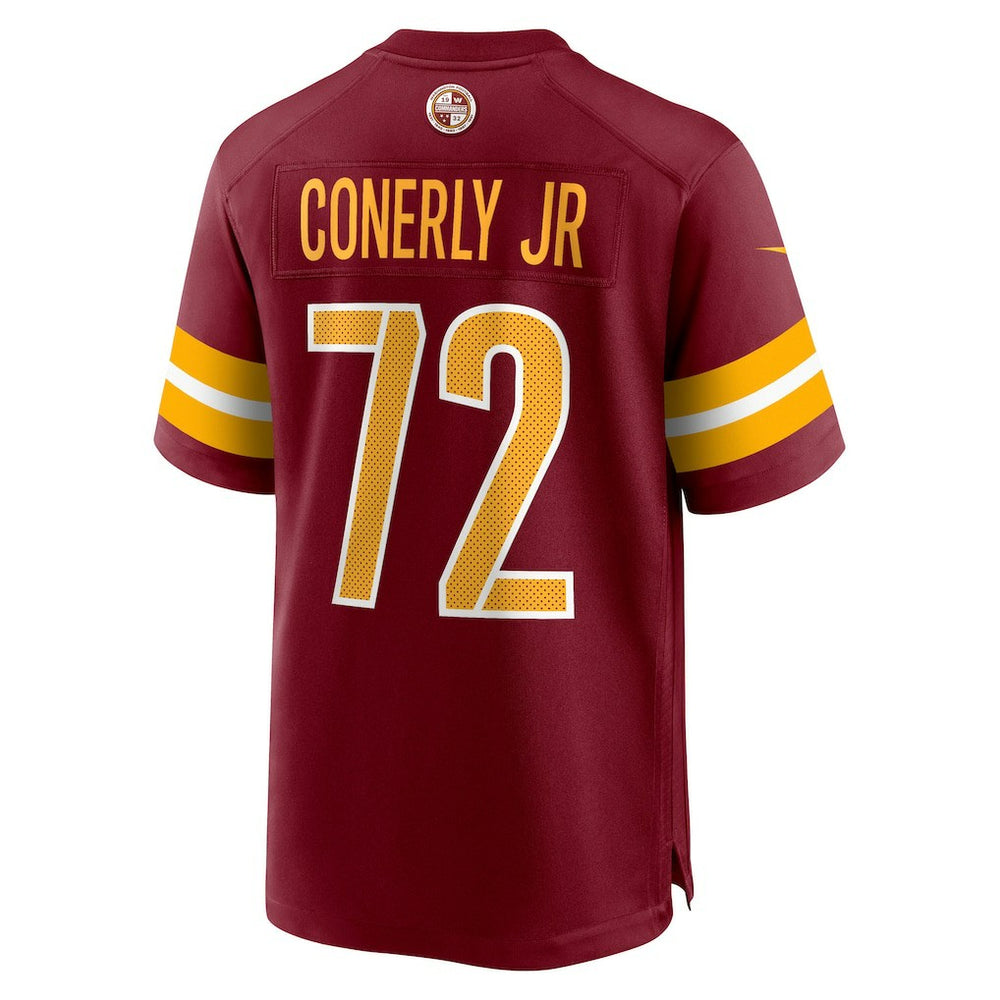 Josh Conerly Jr.  2025 NFL Draft First Round Pick Game Jersey - Washington Commanders Jerseys