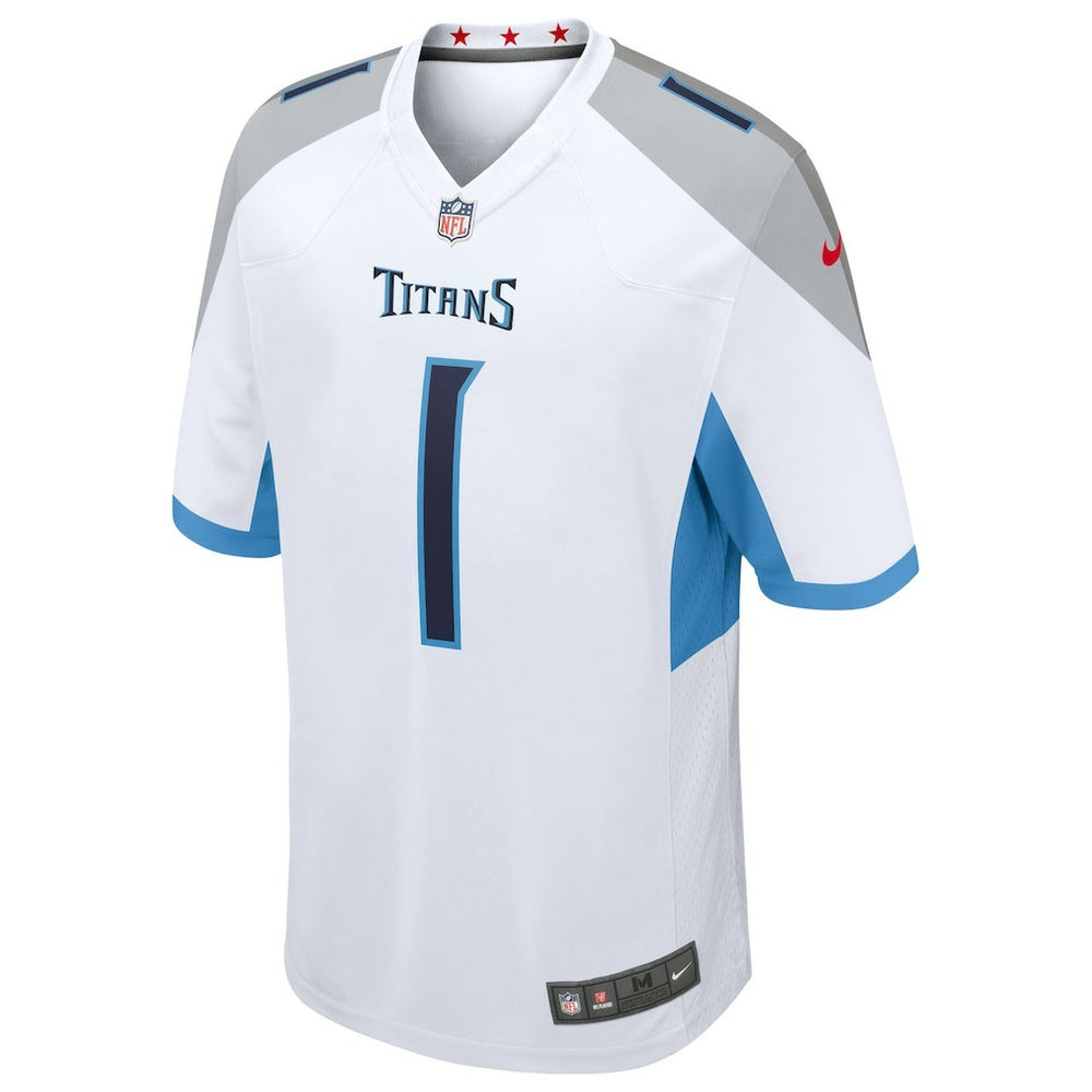 Cameron Ward  2025 NFL Draft First Round Pick Game Jersey - Tennessee Titans Jerseys