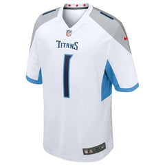 Cameron Ward  2025 NFL Draft First Round Pick Game Jersey - Tennessee Titans Jerseys