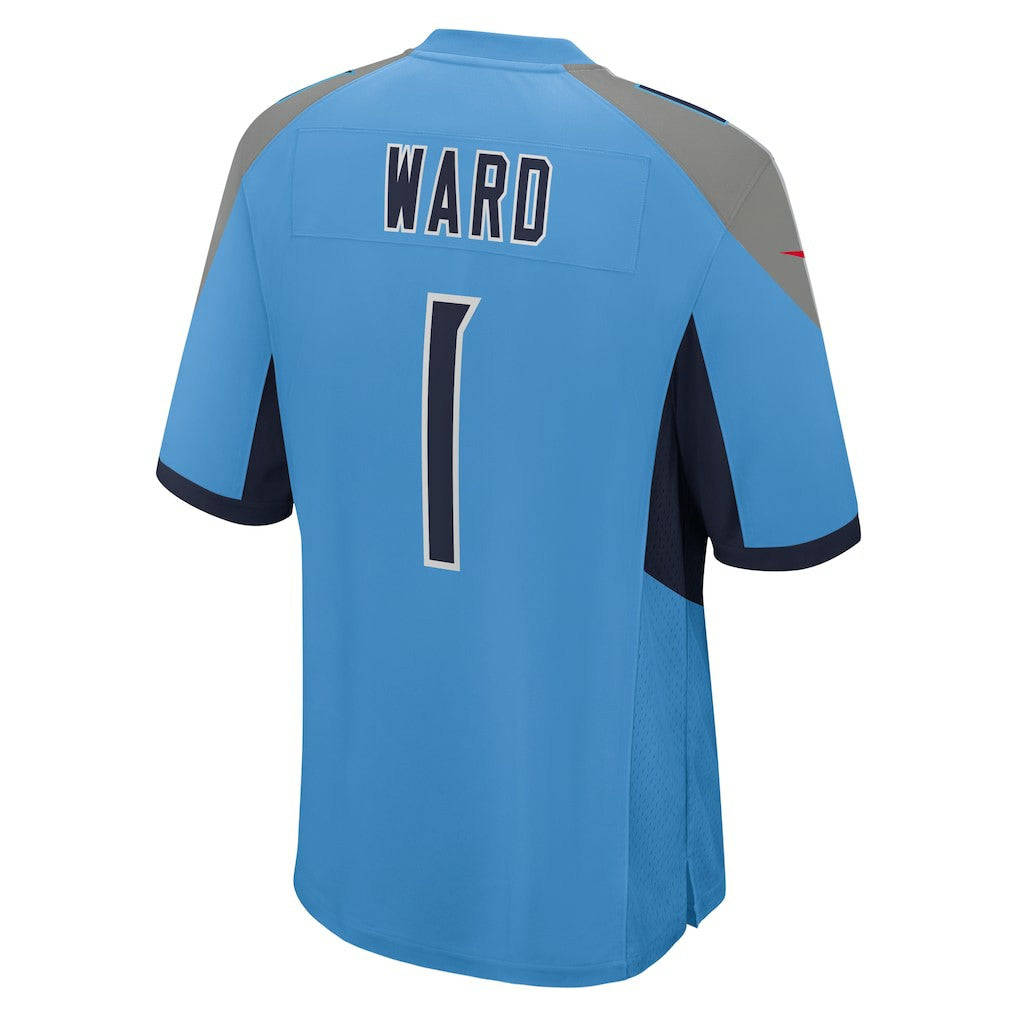 Cameron Ward  2025 NFL Draft First Round Pick Game Jersey - Tennessee Titans Jerseys