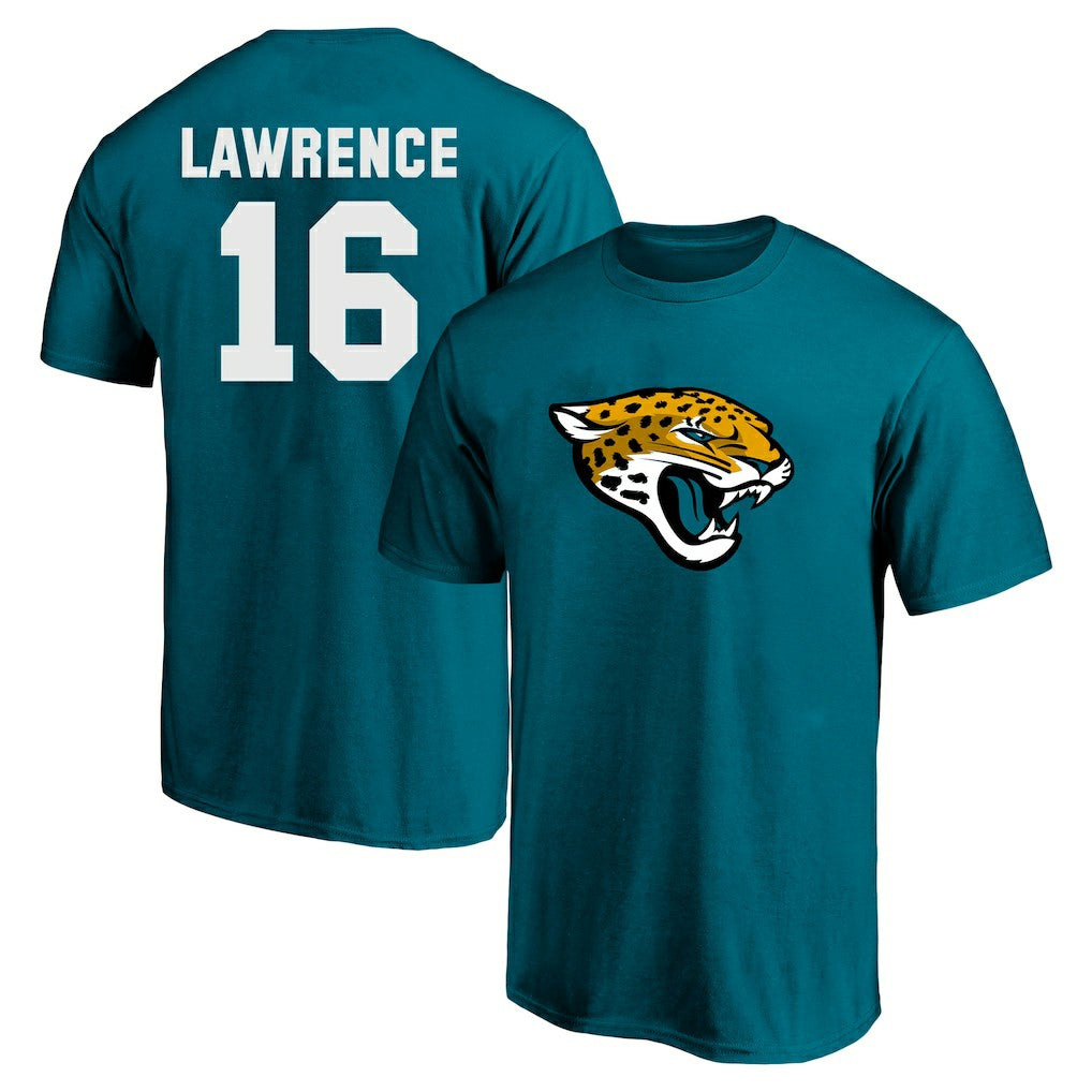 Trevor Lawrence  Big & Tall Player Name & Number T-Shirt - Jacksonville Jaguars T-shirts