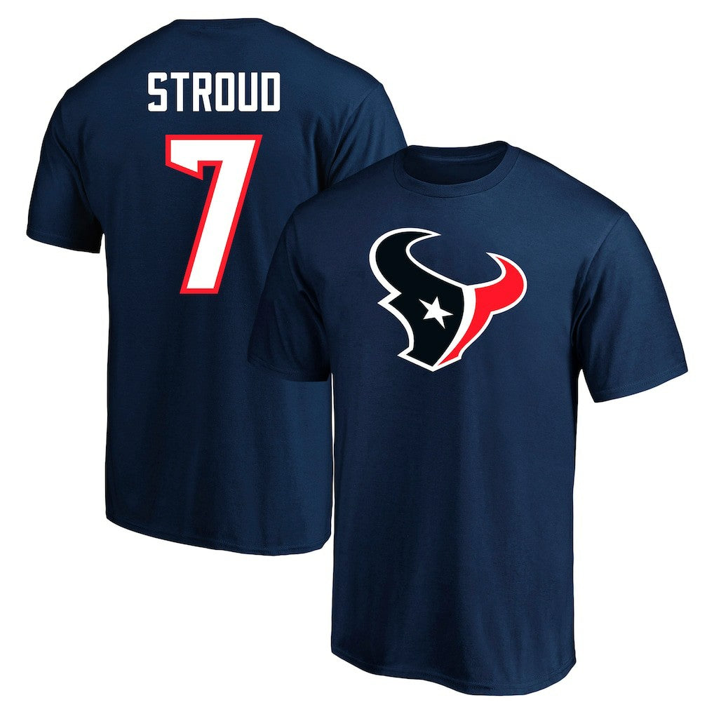 C.J. Stroud  Big & Tall Player Name & Number T-Shirt - Houston Texans T-shirts