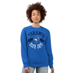 Royal Toronto Blue Jays G-III 4Her by Carl Banks Women's Team Logo Fleece Pullover Sweatshirt