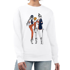 White Houston Astros G-III 4Her by Carl Banks Women's Baseball Girls Fleece Pullover Sweatshirt