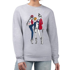 Heather Gray Los Angeles Angels G-III 4Her by Carl Banks Women's Baseball Girls Fleece Pullover Sweatshirt