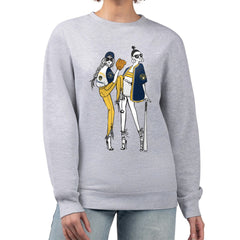 Heather Gray Milwaukee Brewers G-III 4Her by Carl Banks Women's Baseball Girls Fleece Pullover Sweatshirt