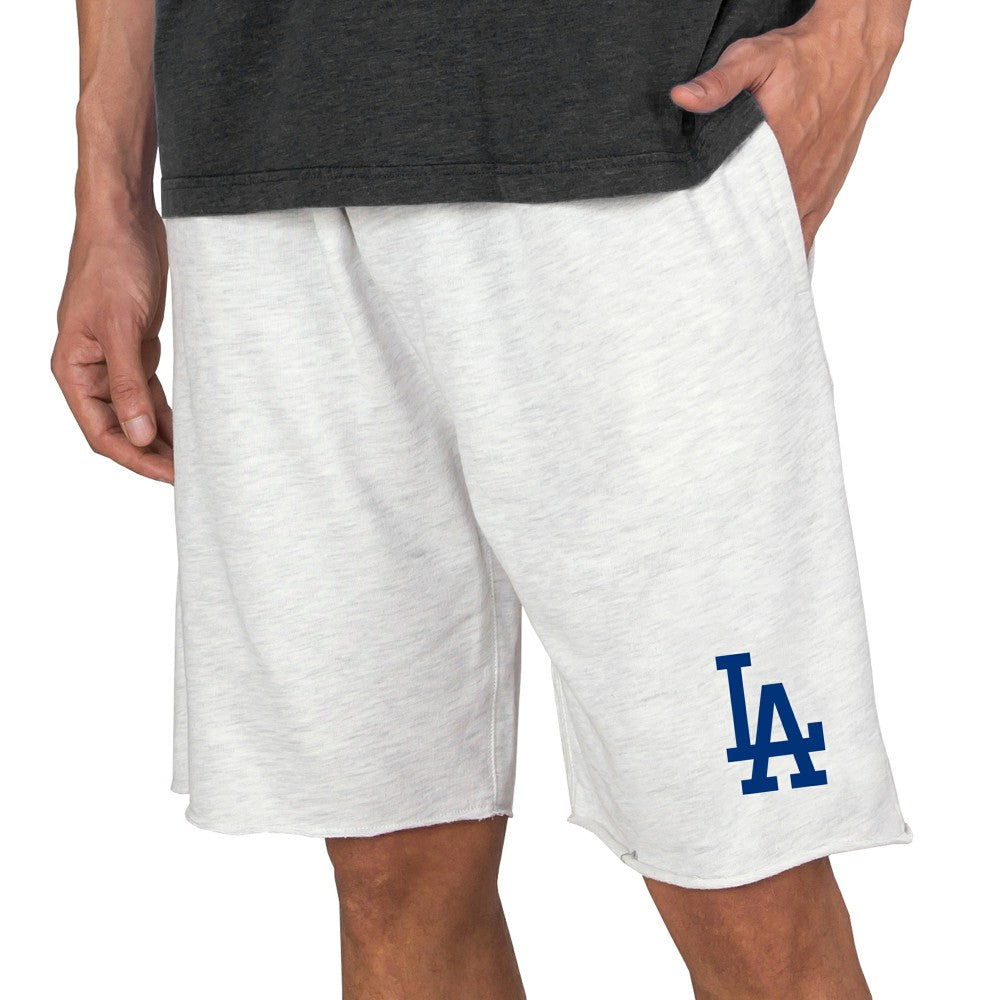 Oatmeal Los Angeles Dodgers Concepts Sport Mainstream Terry Tri-Blend Shorts
