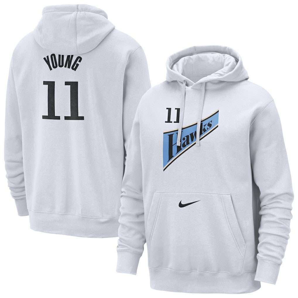 Nike Trae Young Atlanta Hawks 2024/25 Name & Number Pullover Hoodie