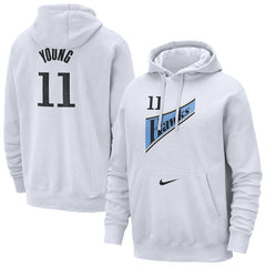 Nike Trae Young Atlanta Hawks 2024/25 Name & Number Pullover Hoodie