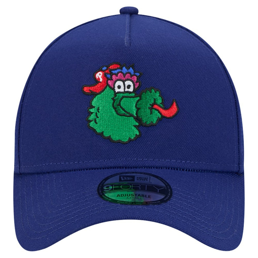 Royal Philadelphia Phillies New Era Phanatic 9FORTY A-Frame Adjustable Hat