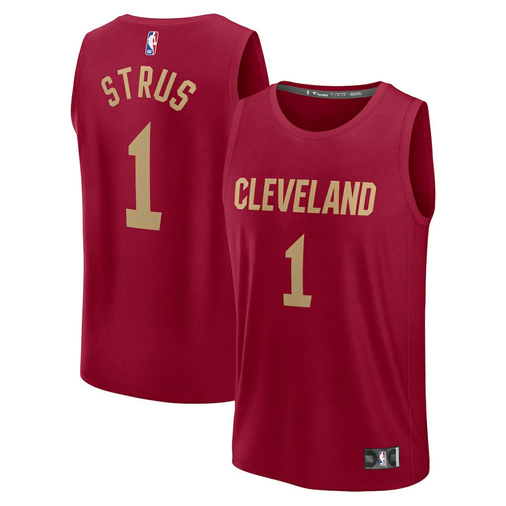 Fanatics Max Strus Cleveland Cavaliers Fast Break Player Jersey sale