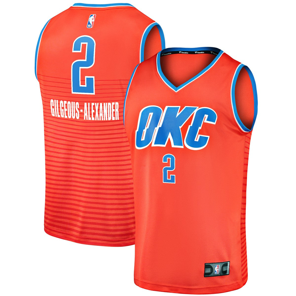 Fanatics Shai Gilgeous-Alexander Oklahoma City Thunder Fast Break Player Jersey