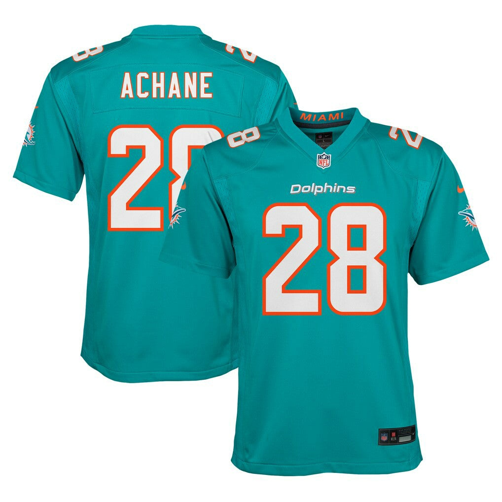 De’Von Achane  Youth Game Jersey - Miami Dolphins Jerseys