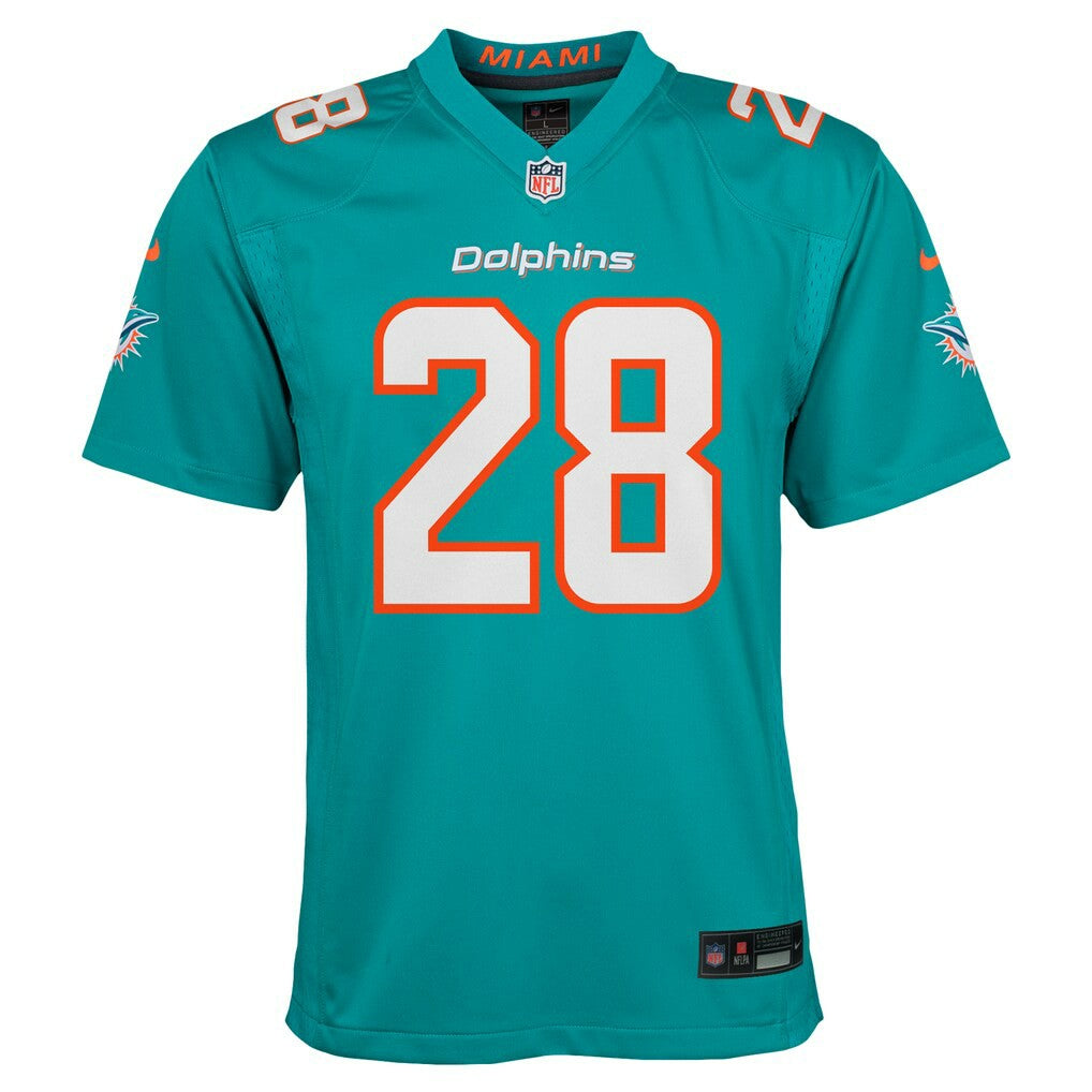 De’Von Achane  Youth Game Jersey - Miami Dolphins Jerseys
