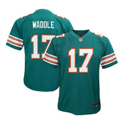 Jaylen Waddle  Youth Game Jersey - Miami Dolphins Jerseys