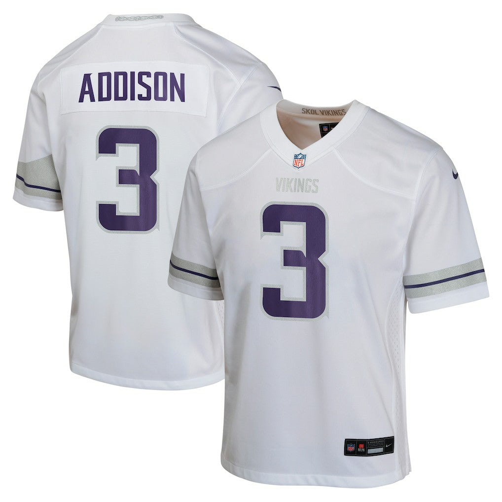 Jordan Addison  Youth Game Jersey - Minnesota Vikings Jerseys