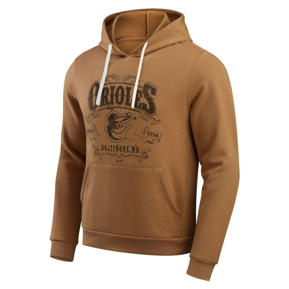 Tan Baltimore Orioles Darius Rucker Collection by Fanatics Camp Fleece Pullover Hoodie