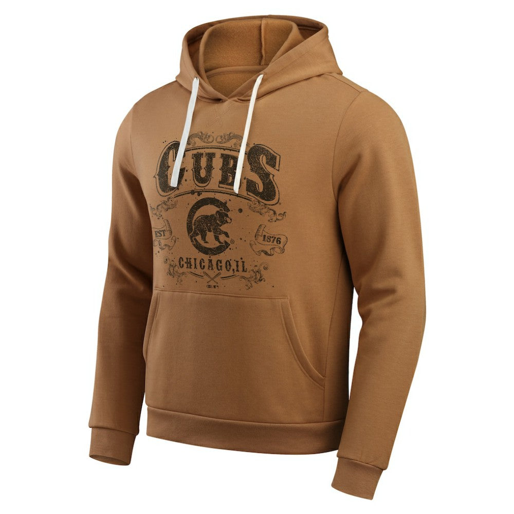 Tan Chicago Cubs Darius Rucker Collection by Fanatics Camp Fleece Pullover Hoodie