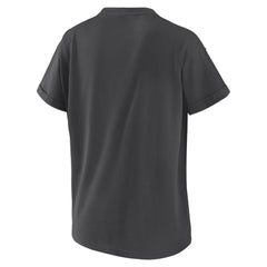 Charcoal Los Angeles Dodgers WEAR by Erin Andrews Women's Domestic Box Color Boyfriend T-Shirt