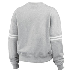 Heather Gray St. Louis Cardinals WEAR by Erin Andrews Women's Domestic Crest Pullover Sweatshirt