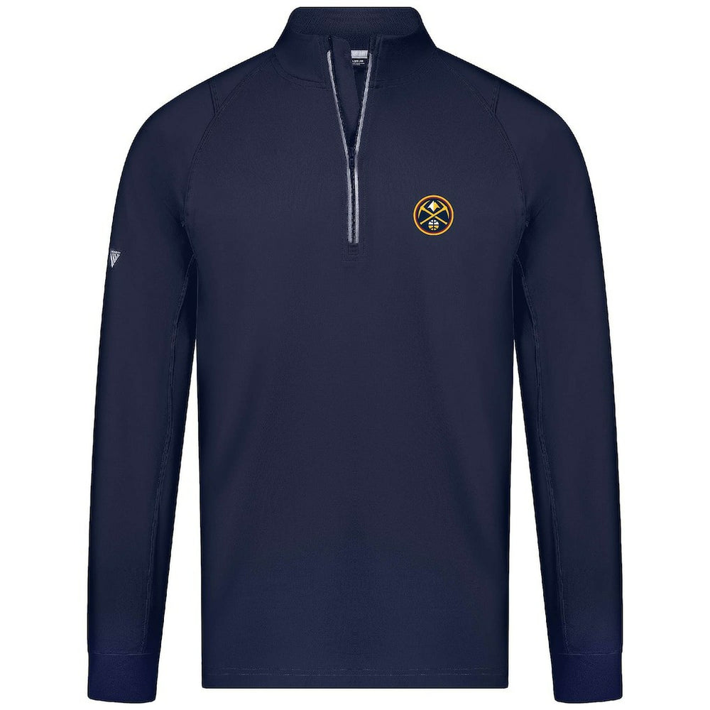 Denver Nuggets Levelwear Theory Insignia Core Quarter-Zip Pullover Top sale