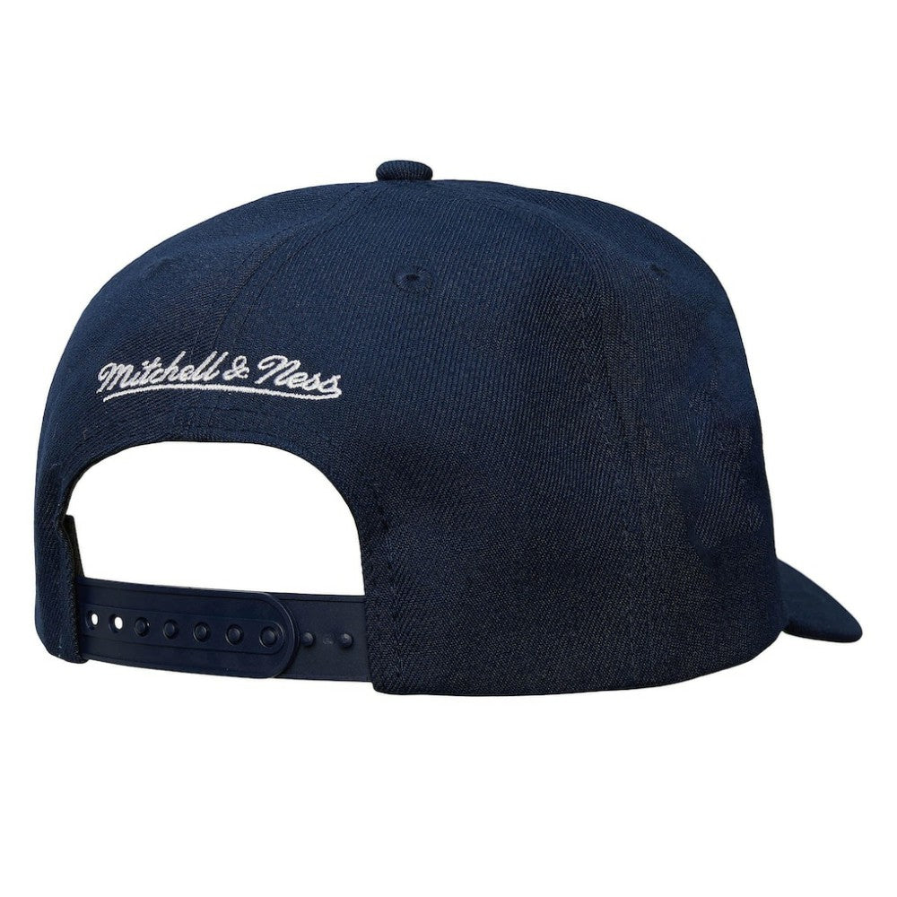 NHL Columbus Blue Jackets Mitchell & Ness Core Team Ground Pro Adjustable Hat