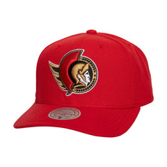 NHL Ottawa Senators Mitchell & Ness Core Team Ground Pro Adjustable Hat