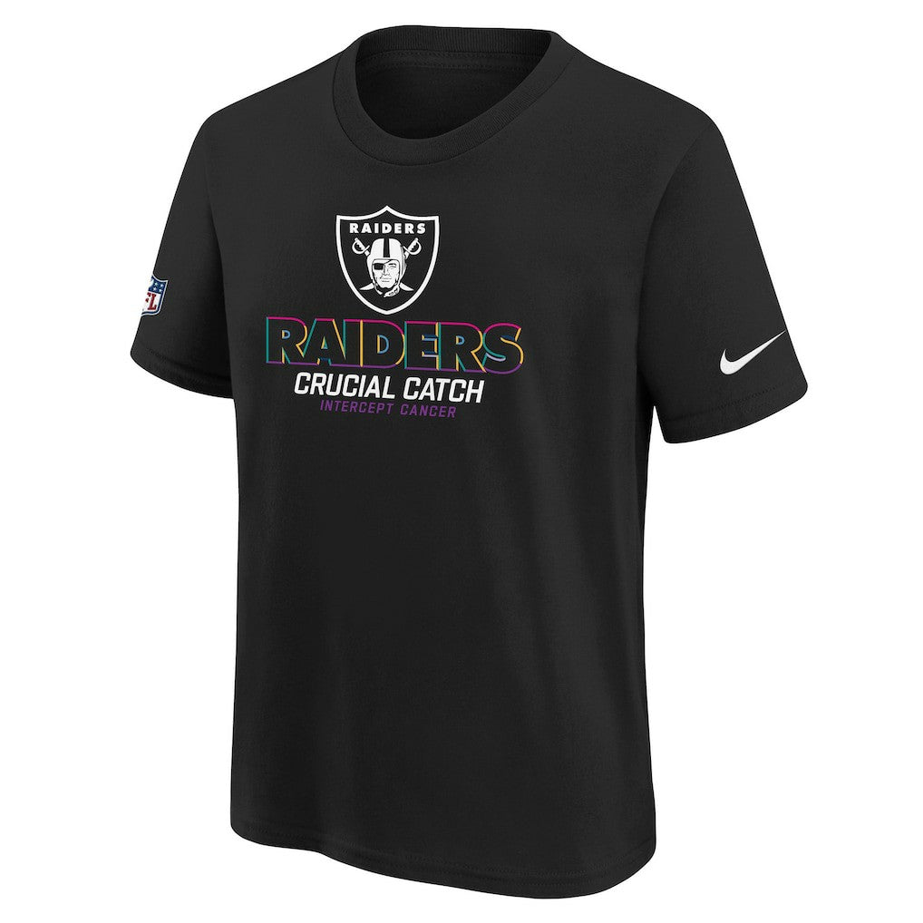 Youth 2024 NFL Crucial Catch T-Shirt - Las Vegas Raiders T-shirts