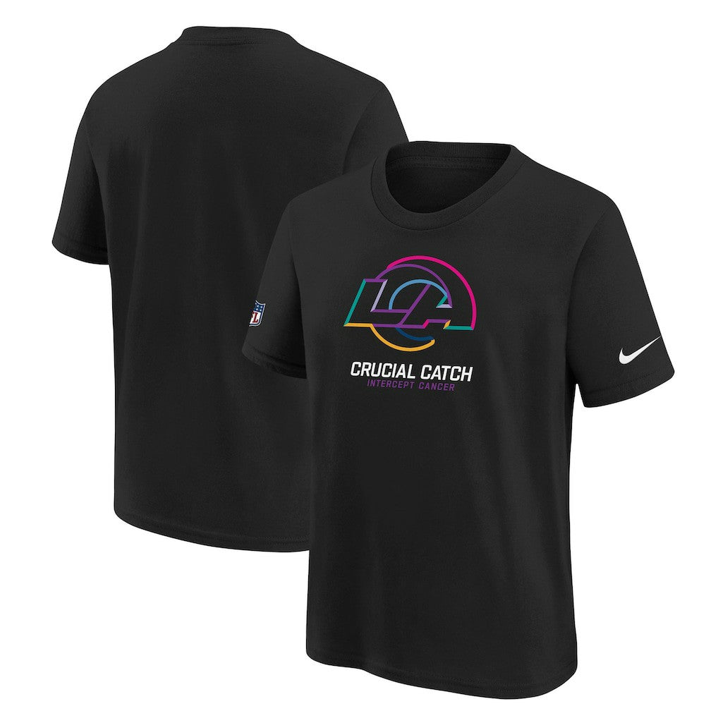 Youth 2024 NFL Crucial Catch T-Shirt - Los Angeles Rams T-shirts