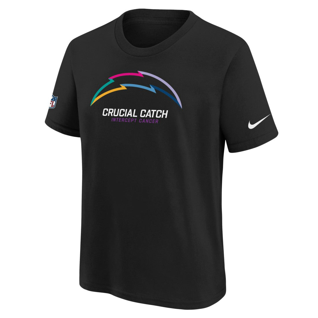 Youth 2024 NFL Crucial Catch T-Shirt - Los Angeles Chargers T-shirts