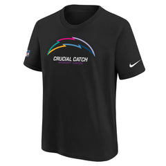 Youth 2024 NFL Crucial Catch T-Shirt - Los Angeles Chargers T-shirts