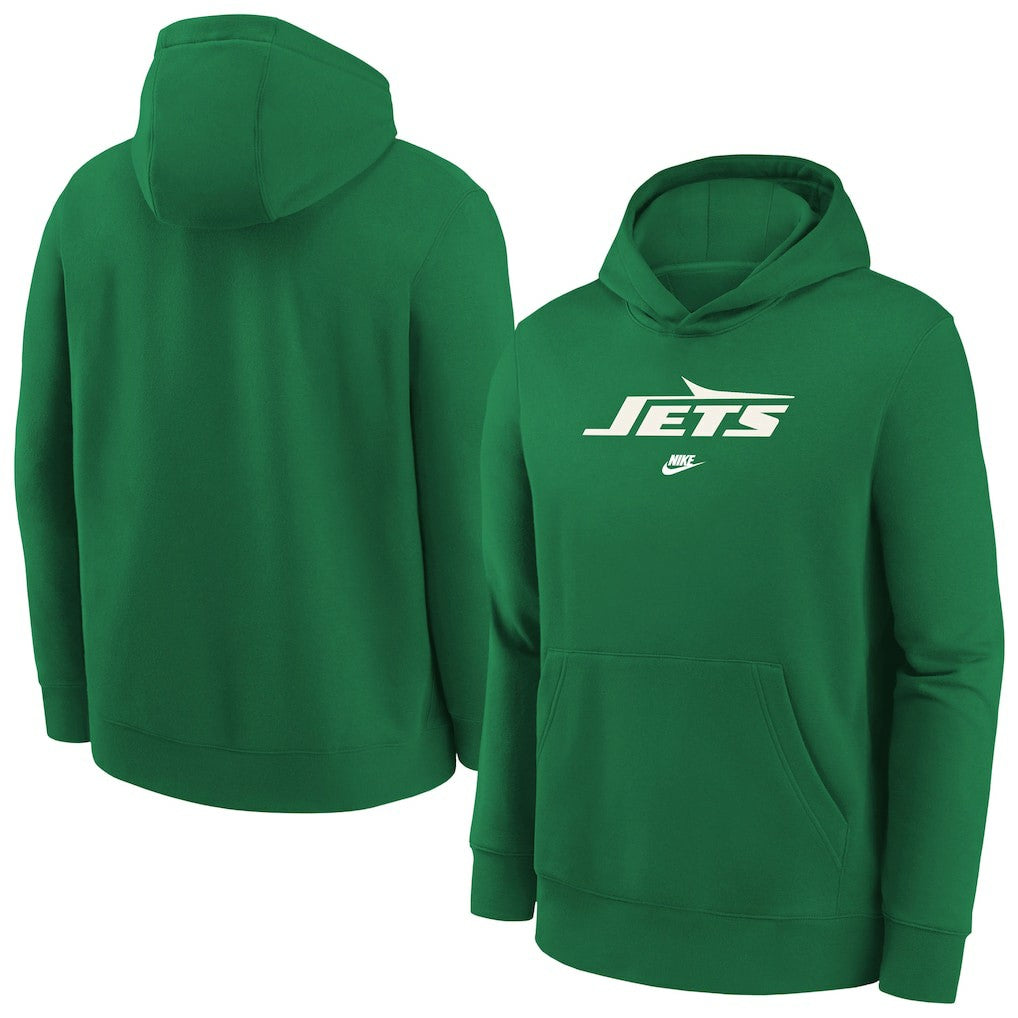 Youth Rewind Club Fleece Pullover Hoodie - New York Jets Hoodies
