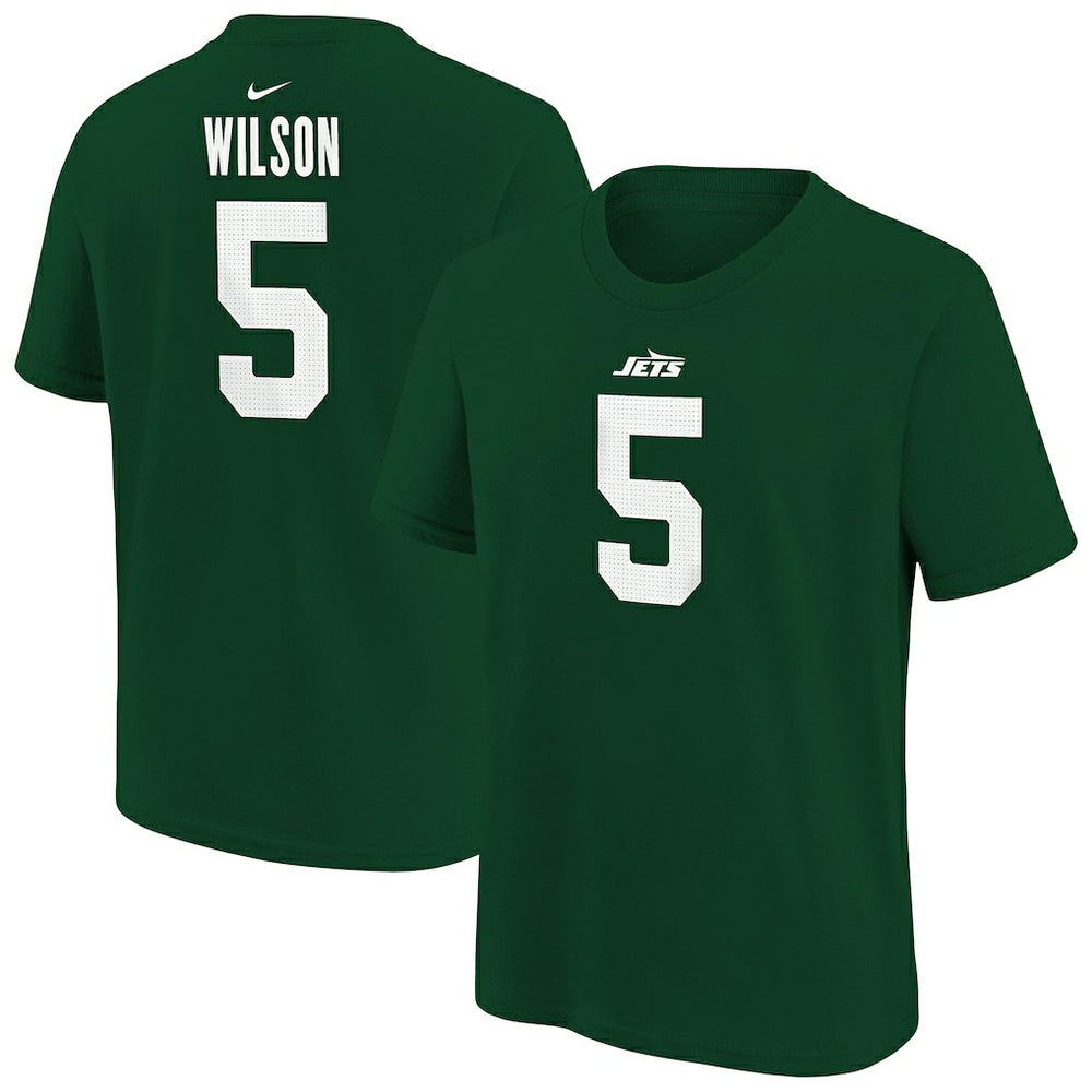 Garrett Wilson  Youth Player Name & Number T-Shirt - New York Jets T-shirts