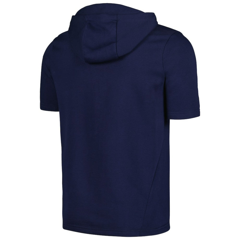 Navy Detroit Tigers Levelwear Recruit Short Sleeve Full-Zip Hoodie
