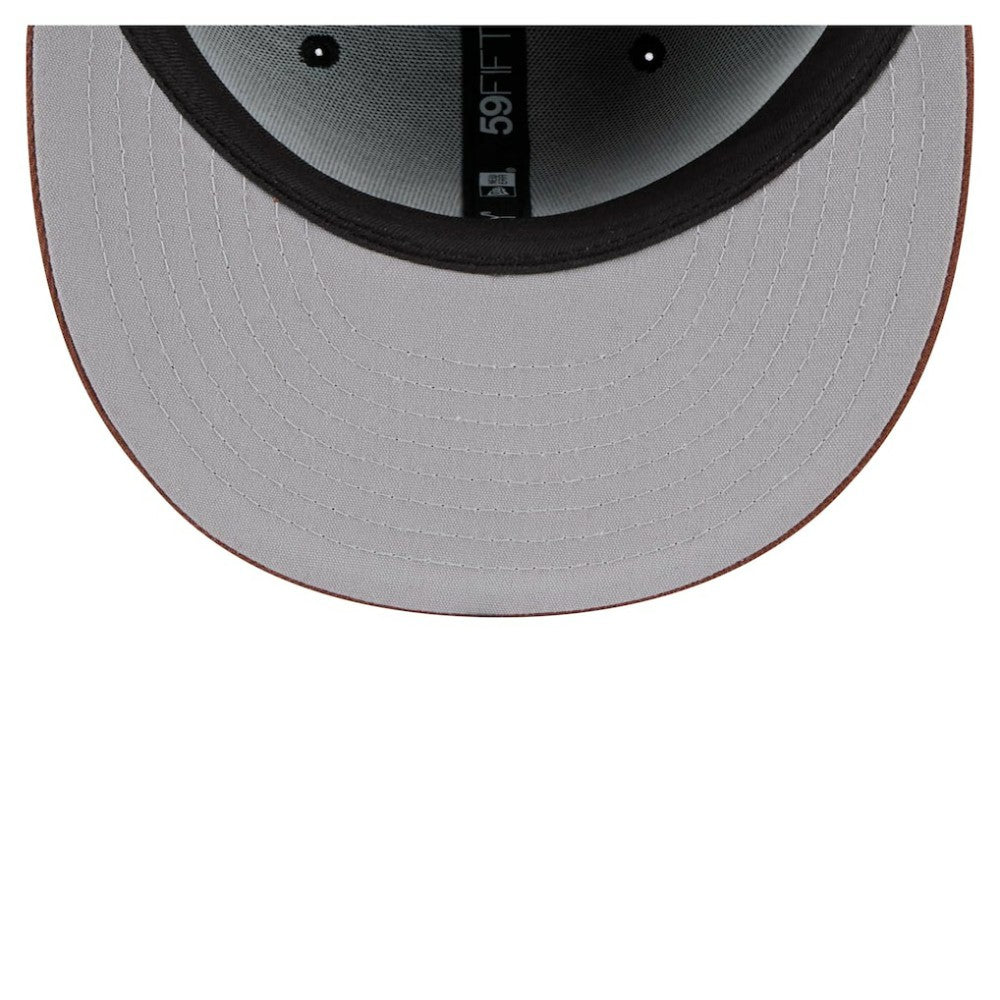 Brown Chicago White Sox New Era Vintage Herringbone 59FIFTY Fitted Hat
