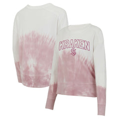 NHL Seattle Kraken Concepts Sport Women's Orchard Tie-Dye Long Sleeve Top