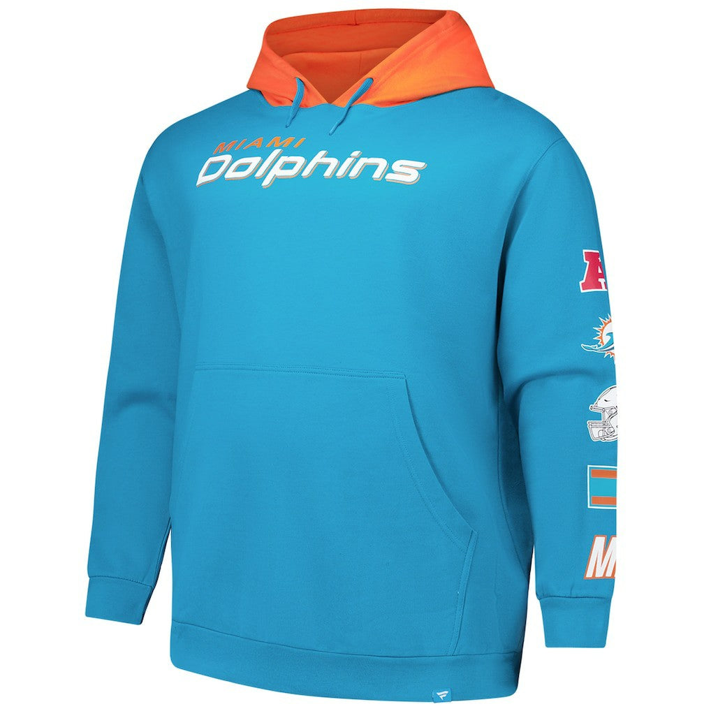 Big & Tall Patched Out Pullover Hoodie - Miami Dolphins Hoodies