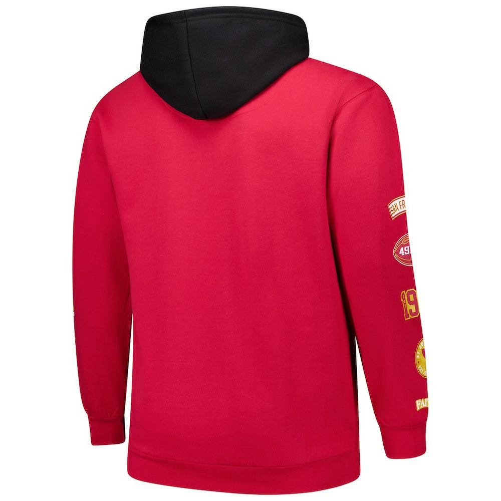Big & Tall Patched Out Pullover Hoodie - San Francisco 49ers Hoodies