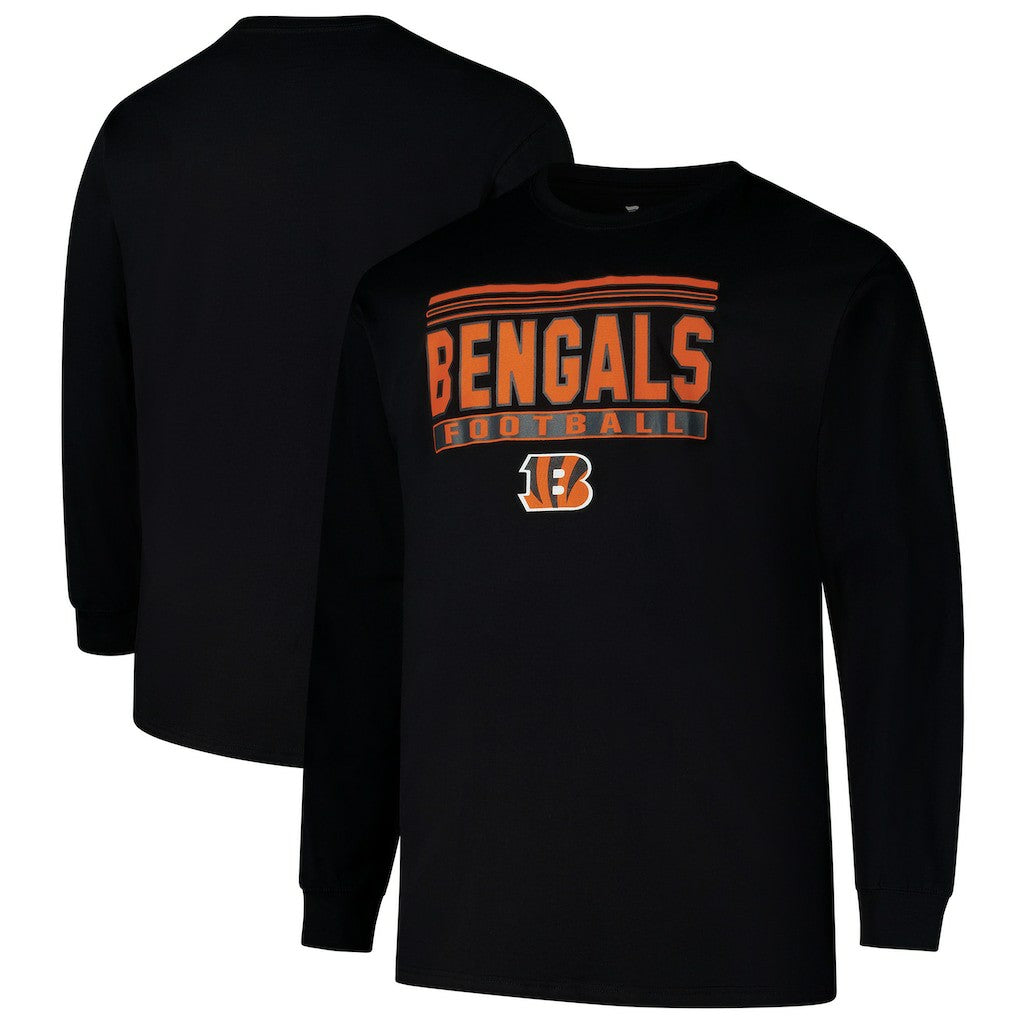 Profile Big & Tall Pop Long Sleeve T-Shirt - Cincinnati Bengals T-shirts